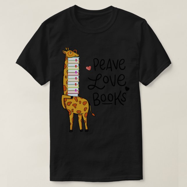Camiseta Leitura do Livro Girafa (Frente do Design)