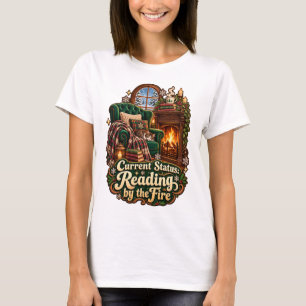 Camiseta Leitura do Status Atual pelo Fogo Inverno
