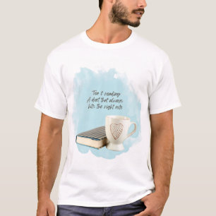 Camiseta Leitura e Chá: Um Dueto