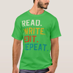 Camiseta Leitura e Edição de Gravação Repetir 1