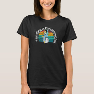 Camiseta Leitura É Fundamental Poesia de Minhoca Geek Liter