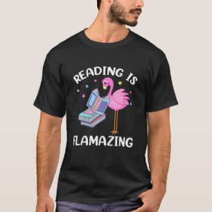 Camiseta Leitura É Incrível E Engraçado Livro Flamingo, Lov