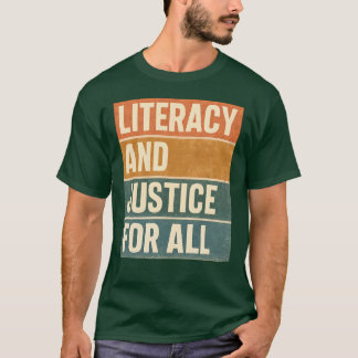 Camiseta Leitura e Justiça para Todos Leitura