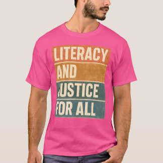 Camiseta Leitura e Justiça para Todos Leitura