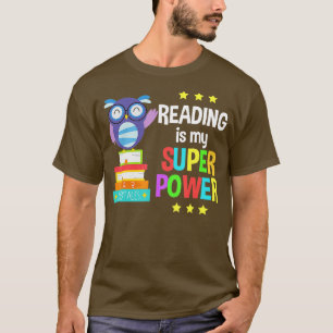 Camiseta Leitura é o Leitor do Livro de Meninas Super Poten