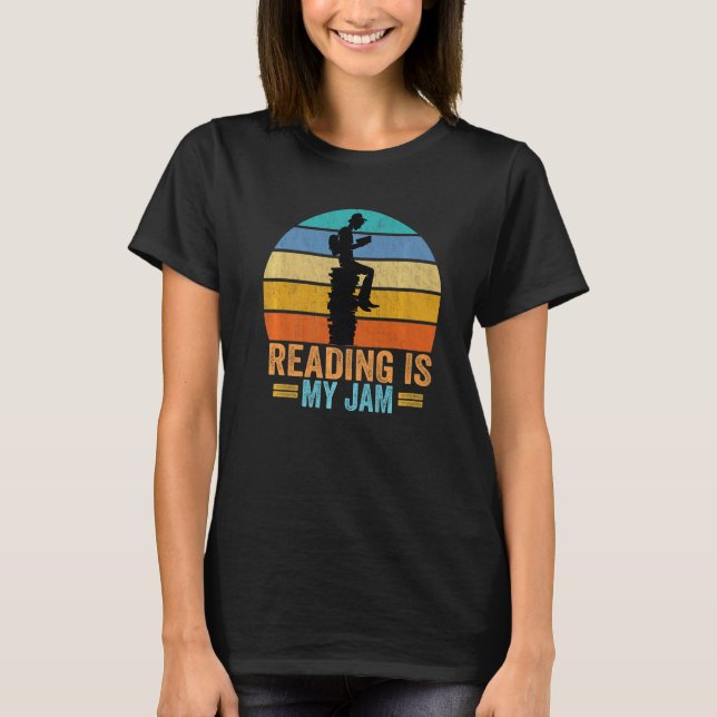 Camiseta Leitura É O Meu Emperramento Retro Livros De Vinta (Frente)