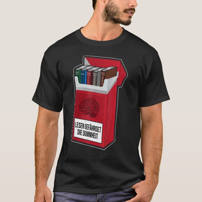 Camiseta Leitura Em Risco De Leitura (Frente)