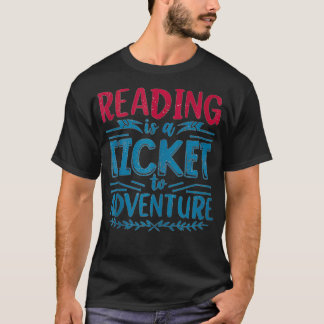 Camiseta Leitura Engraçada É Um Bilhete Para Adventure Tank