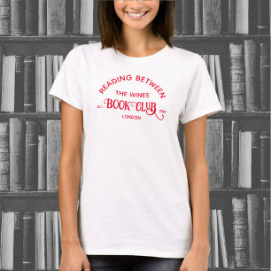 Camiseta Leitura Entre O Clube Do Livro De Vinhos Red Crest