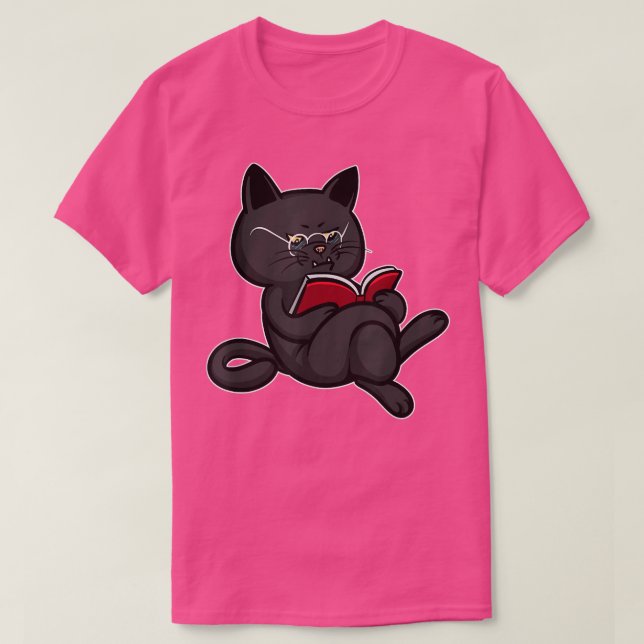 Camiseta Leitura Grumosa De Catálogos Lançando Livro De Gat (Frente do Design)