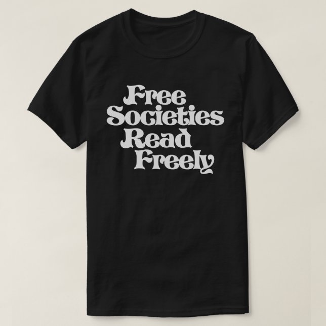 Camiseta Leitura livre das sociedades livres (Frente do Design)