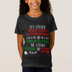 Camiseta Leitura Ou Reprodução De Filme De Natal Engraçado