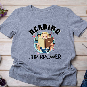 Camiseta Leitura Retroativa é o meu livro super poderoso di