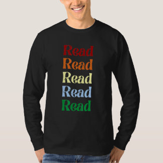 Camiseta LEITURA x 5 livro de leitura biblioteca arco-íris