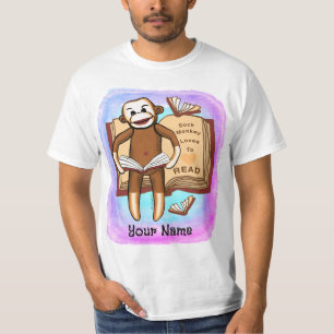 Camiseta Leituras De Macacos De Meia