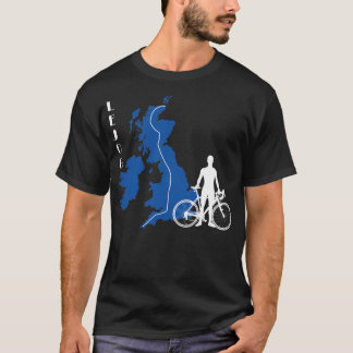 Camiseta LEJOG termina com John O'Groats (Bluewhite) Fitte