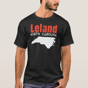 Camiseta Leland North Carolina EUA State America Viagem