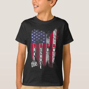 Camiseta Lema Anti Trump Engraçado Mega Faça O Buraco Desap