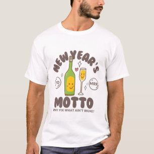 Camiseta Lema de Ano Novo