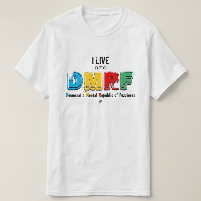 Camiseta lema de confusão mental (Frente do Design)