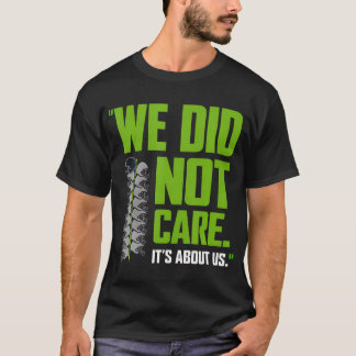 Camiseta Lema de Futebol É Sobre Nós Não Nos Importamos