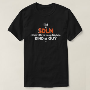Camiseta Lema do estilo de vida (noites por dias)