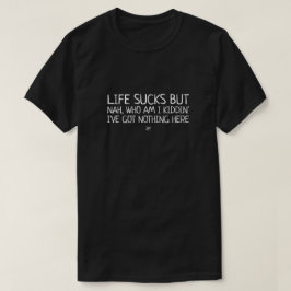 Camiseta lema engraçado desmotivador