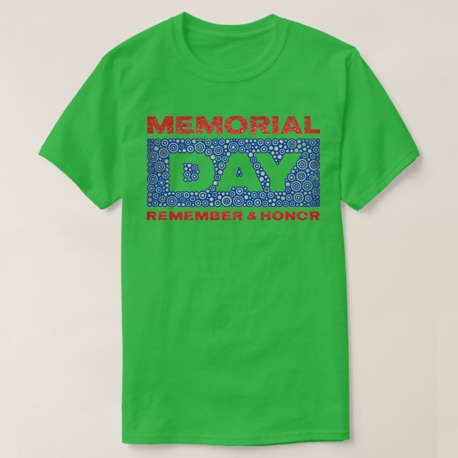 CAMISETA LEMBRA E HONRA DO DIA MEMORIAL (Frente do Design)
