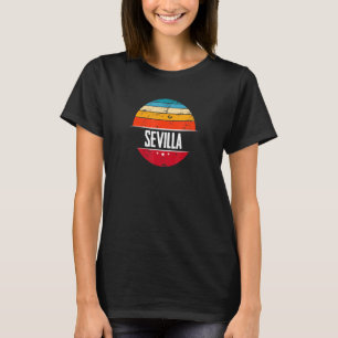 Camiseta Lembrança Antiga de Sevilha Espanha