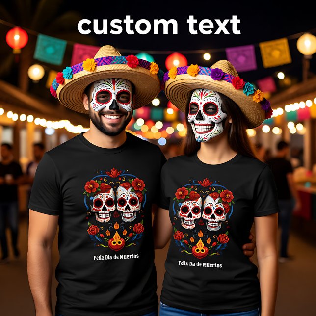 Camiseta 🌹 Lembrança Blooms: Dia de Muertos Tributa 🌹 (🌹Remembrance Blooms Dia de Muertos Tribute 🌹 T-Shirt)