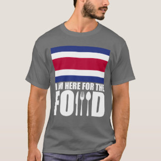 Camiseta lembrança comida viagem garota Costa Rica