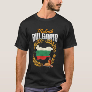 Camiseta Lembrança da Bandeira da Bulgária Melnik