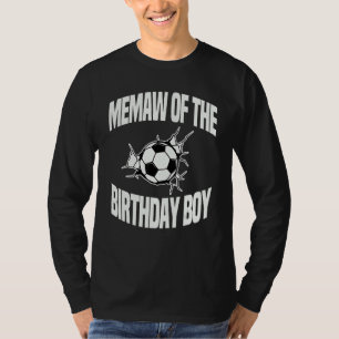 Camiseta Lembrança Da Festa G Do Bday Team De Futebol De Ga