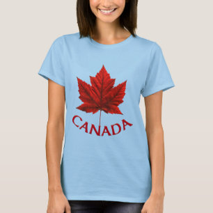 Camiseta Lembrança da folha de bordo de Canadá do t-shirt