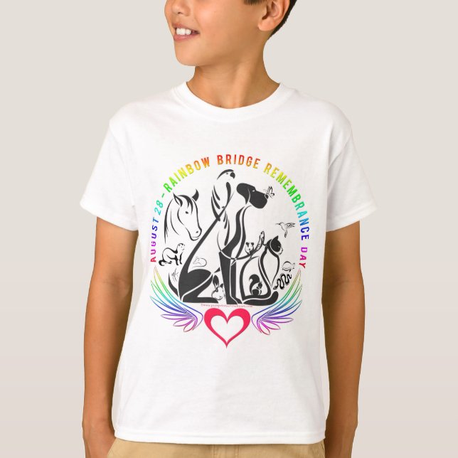 Camiseta Lembrança da Ponte do Arco-Íris - Kids T-Shirt (Frente)
