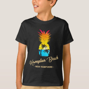 Camiseta Lembrança da Praia de Hampton - Homens Mulheres de