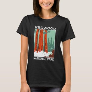 Camiseta Lembrança de Acampamento ao Ar Livre do Parque Nac