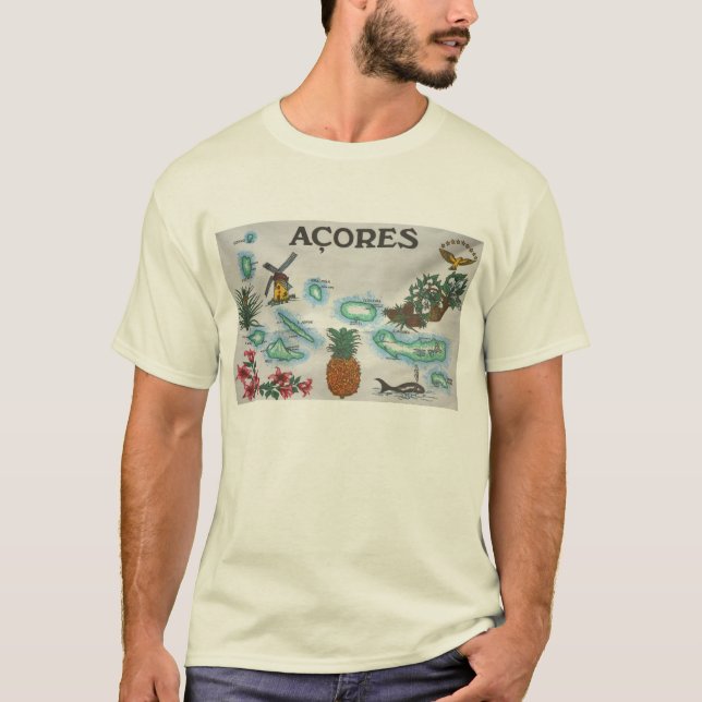 Camiseta Lembrança de Açores (Frente)