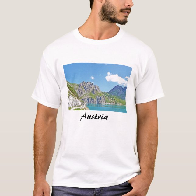 Camiseta Lembrança de Áustria Vorarlberg (Frente)
