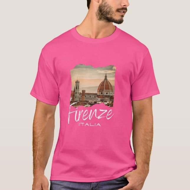 Camiseta Lembrança de Florença Itália  Florença  1 (Frente)