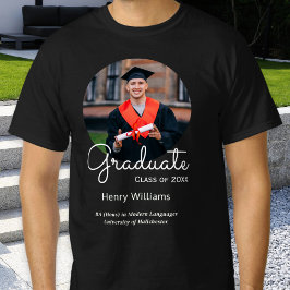 Camiseta Lembrança de Formatura Nome e Foto Personalizados
