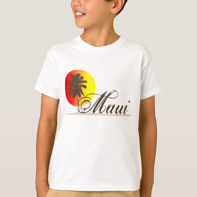 Camiseta Lembrança de Maui Havaí (Frente)
