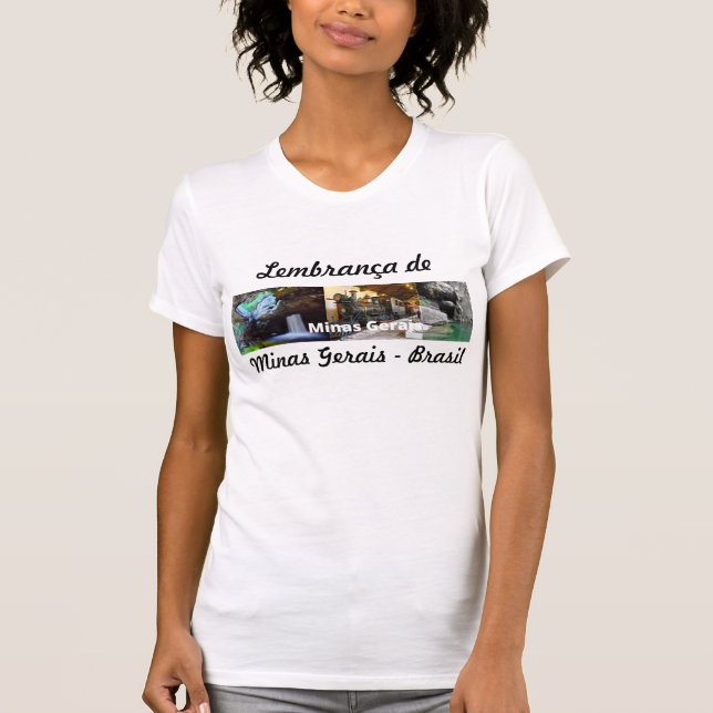 Camiseta lembrança de Minas Gerais (Frente)