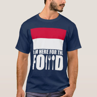 Camiseta Lembrança de Mônaco comida viagem família