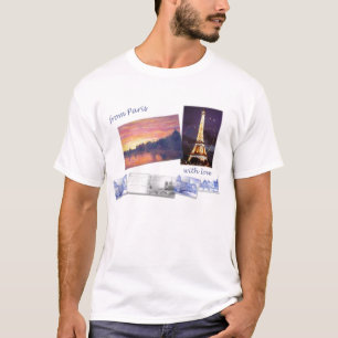 CAMISETA LEMBRANÇA DE PARIS DA TORRE EIFFEL