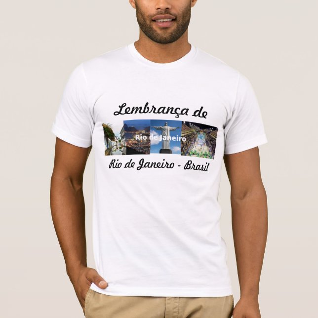 Camiseta lembrança de Rio de Janeiro (Frente)