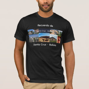 Camiseta Lembrança de Santa Cruz Bolívia