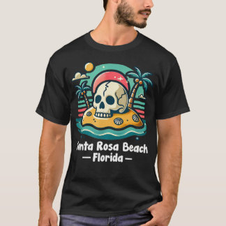 Camiseta Lembrança de Santa Rosa Beach Flórida Walton