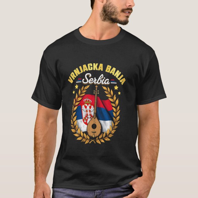 Camiseta Lembrança de Vrnjacka Banja Sérvia (Frente)