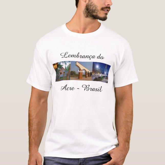 Camiseta lembrança do Acre Brasil (Frente)